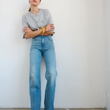 The Crease Jean in Worn Indigo
