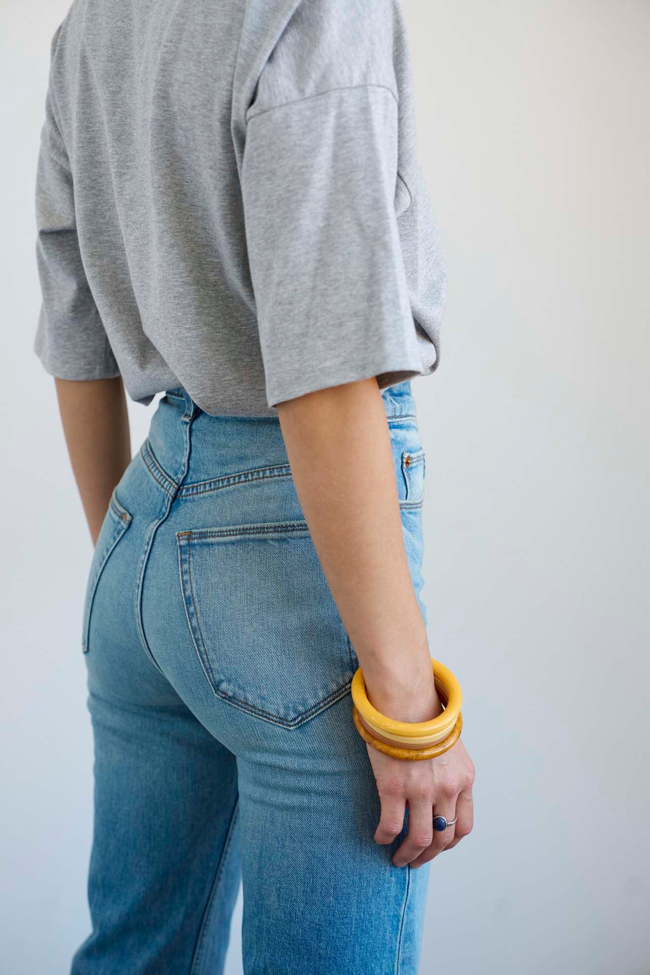 The Crease Jean in Worn Indigo
