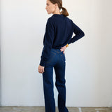 The Crease Jean in Raw Rinse