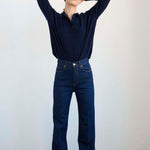 The Crease Jean in Raw Rinse