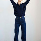 The Crease Jean in Raw Rinse
