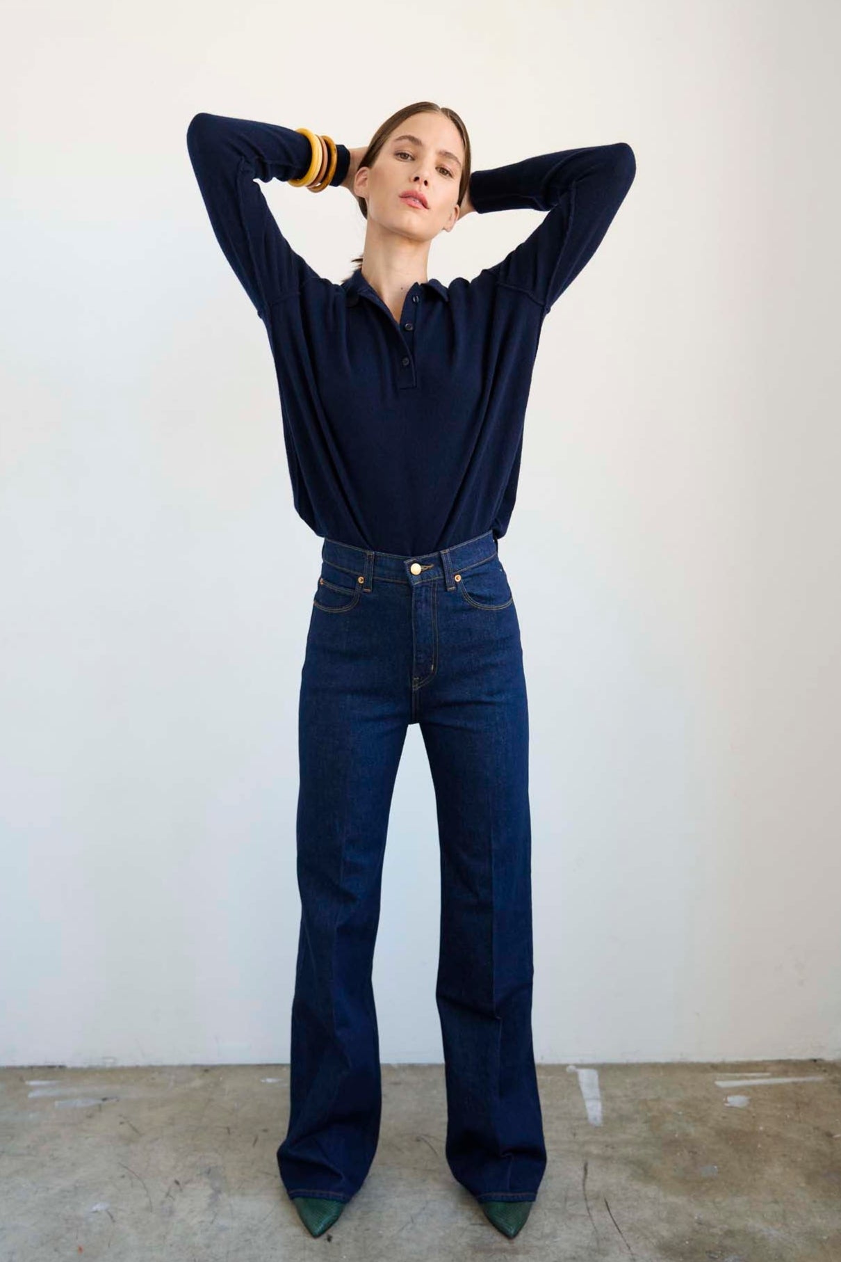 The Crease Jean in Raw Rinse
