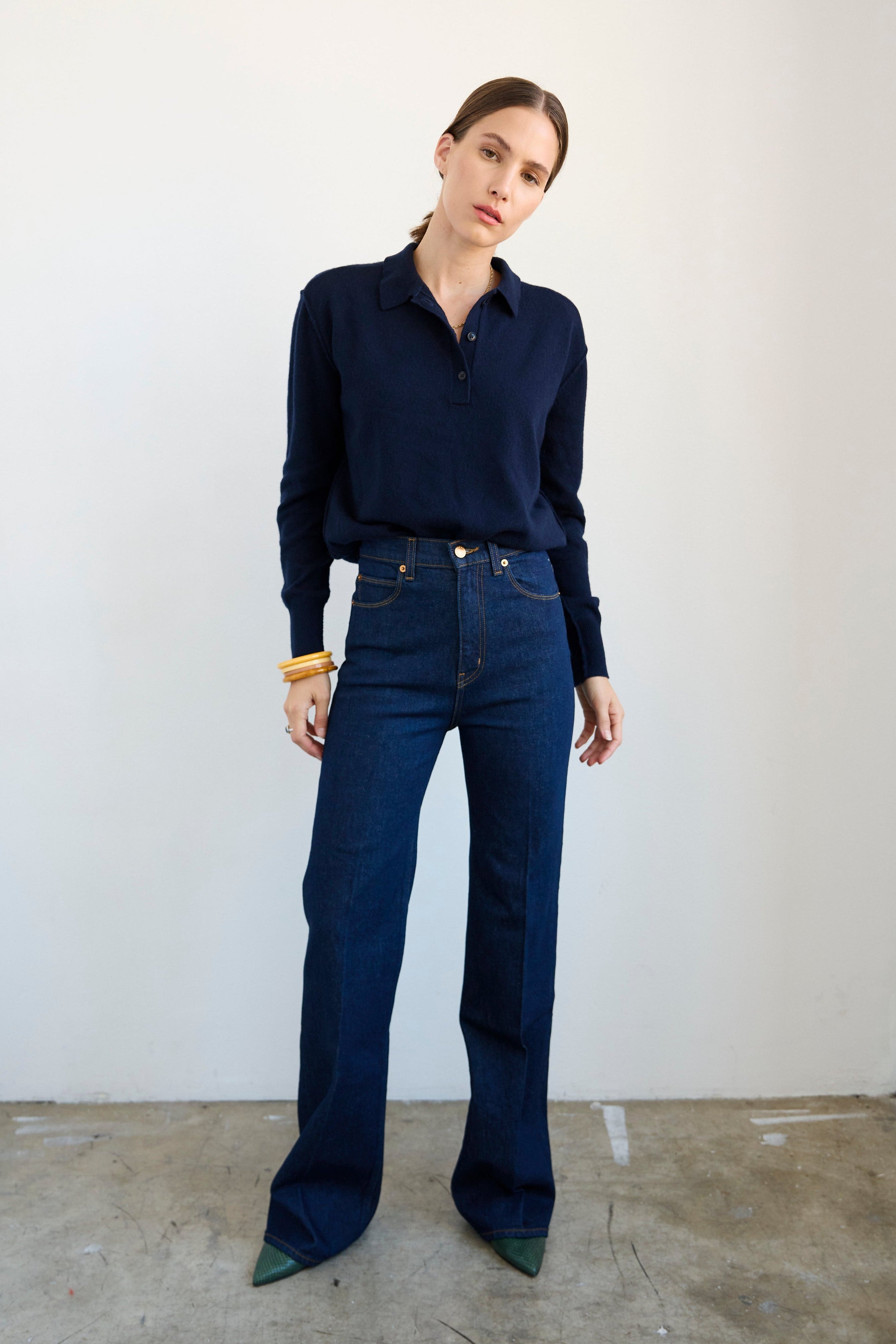 The Essential Shirt in Raw Rinse