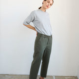 The Waist Tape Trouser in Olive