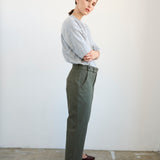 The Waist Tape Trouser in Olive