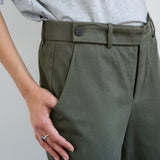 The Waist Tape Trouser in Olive