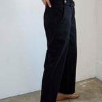 The Waist Tape Trouser in Black