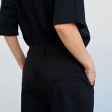 The Waist Tape Trouser in Black