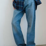 The Big Shirt Flannel in Blues
