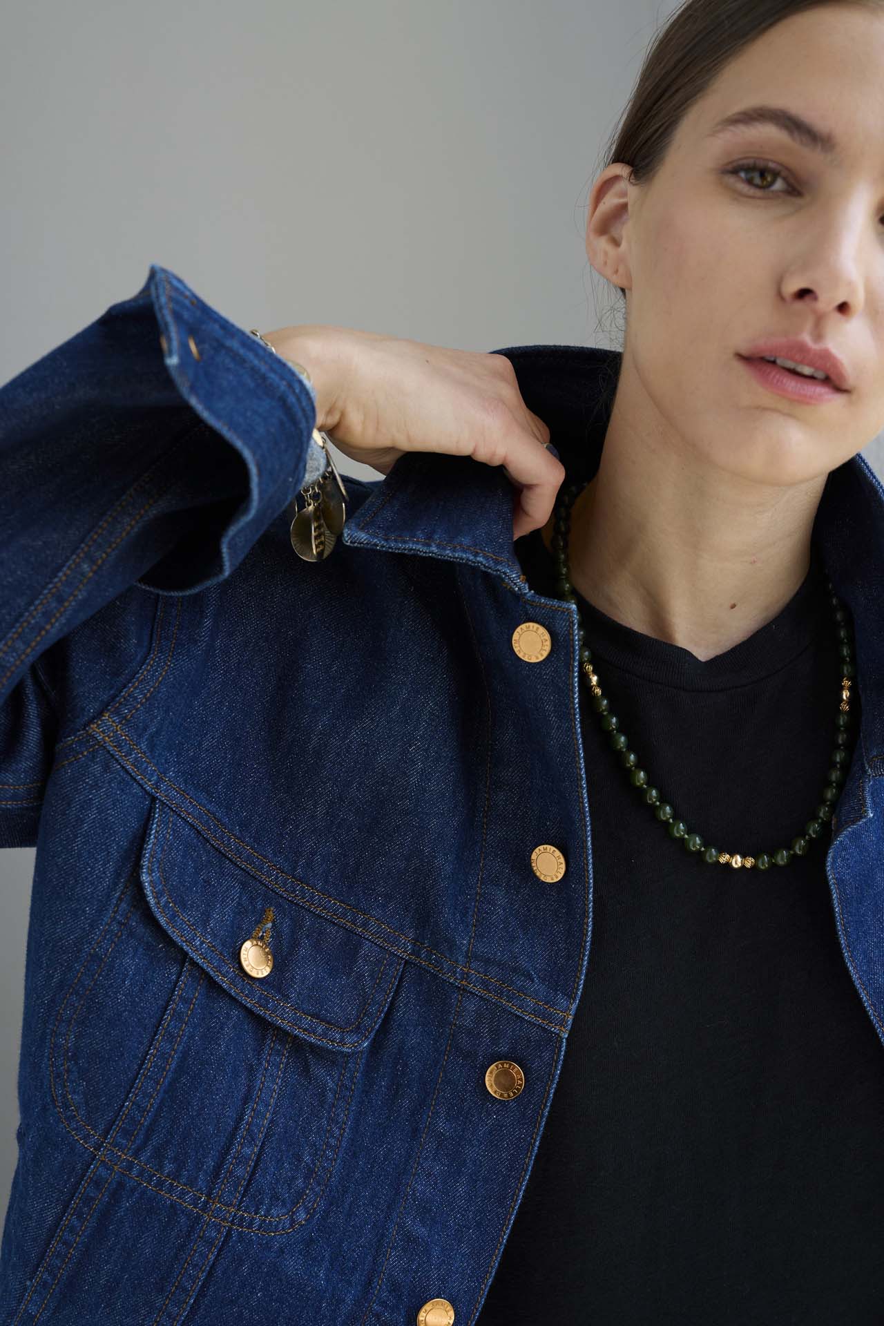 The Loverboy Jacket in Raw Rinse