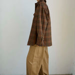 The Big Shirt Flannel in Browns