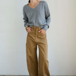 The Baggy Painter Twill in Chestnut