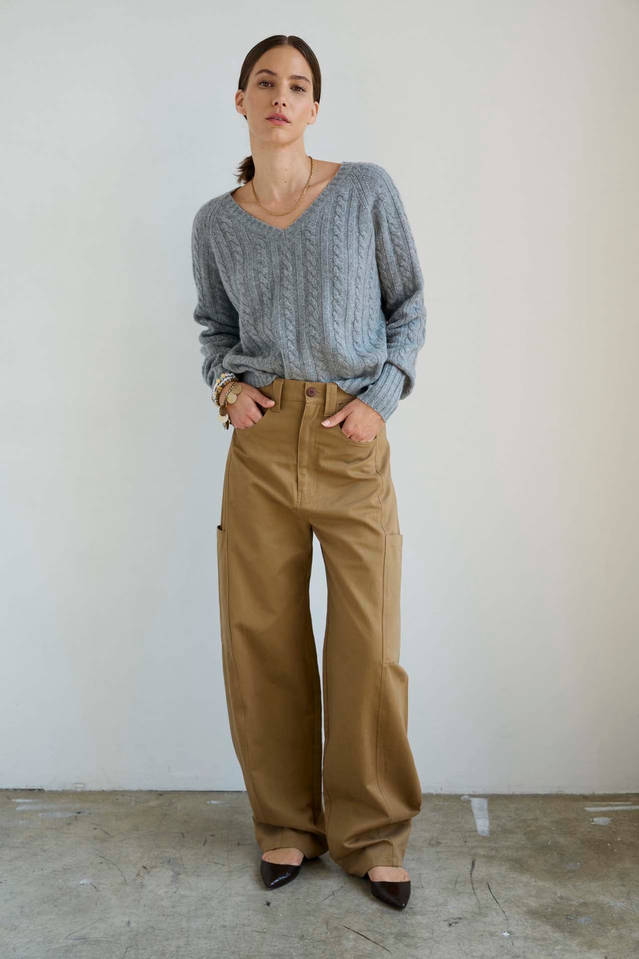 The Baggy Painter Twill in Chestnut