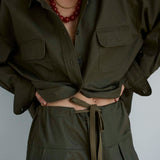 The Big Shirt in Colonial Green