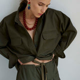 The Big Shirt in Colonial Green