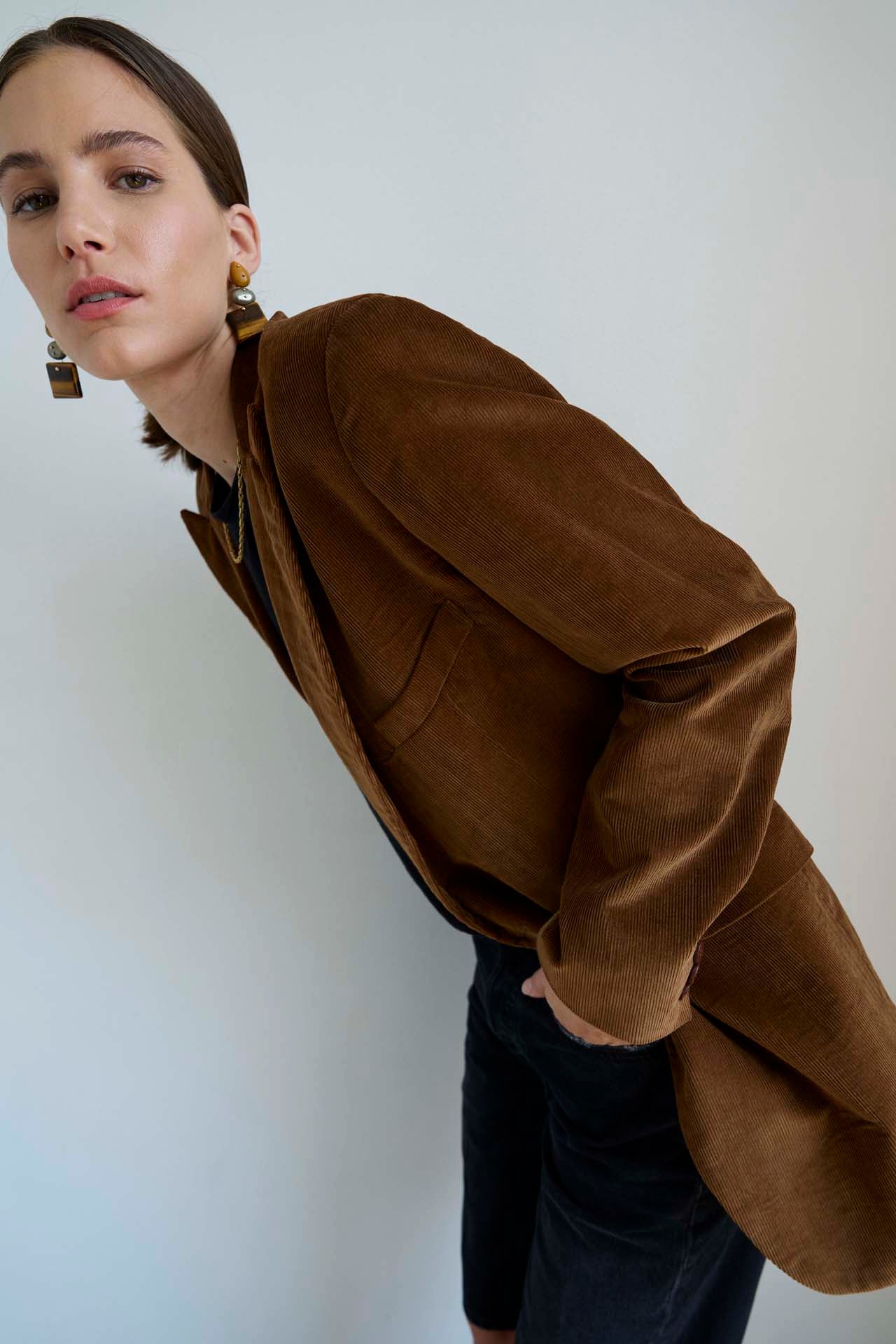 The Julius Blazer in Camel