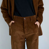The Off Duty Trouser in Camel