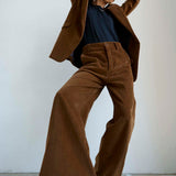 The Off Duty Trouser in Camel