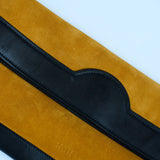 The Document Clutch in Yellow / Black