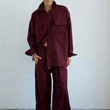 The Scrub Pant in Burgundy