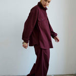 The Scrub Pant in Burgundy