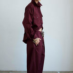 The Scrub Pant in Burgundy