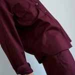 The Scrub Pant in Burgundy