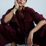 The Big Shirt in Burgundy