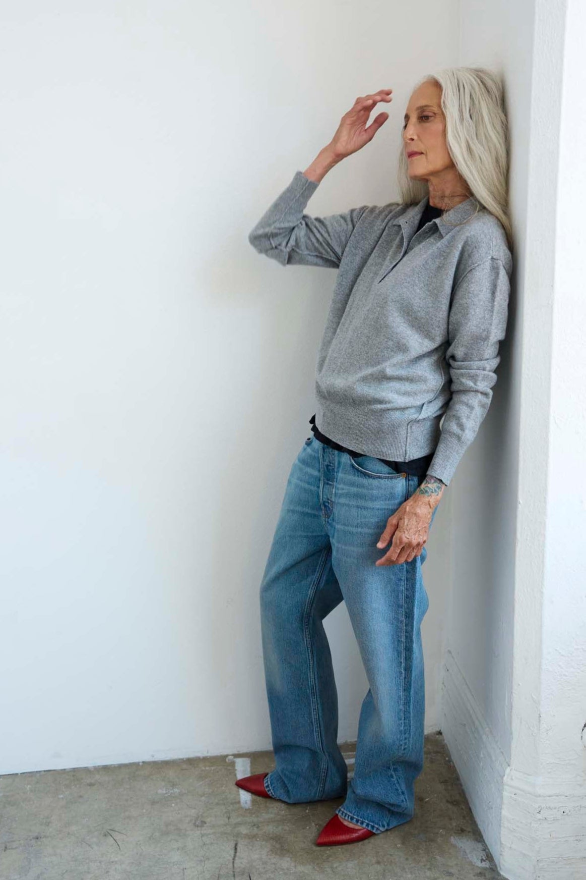 The Polo in Light Heather