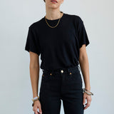 The Chameleon Tee Linen in Black