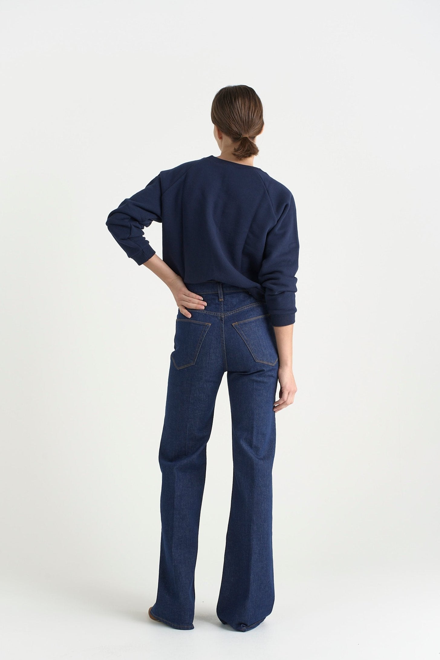 The Crease Jean in Raw Rinse - Jamie Haller