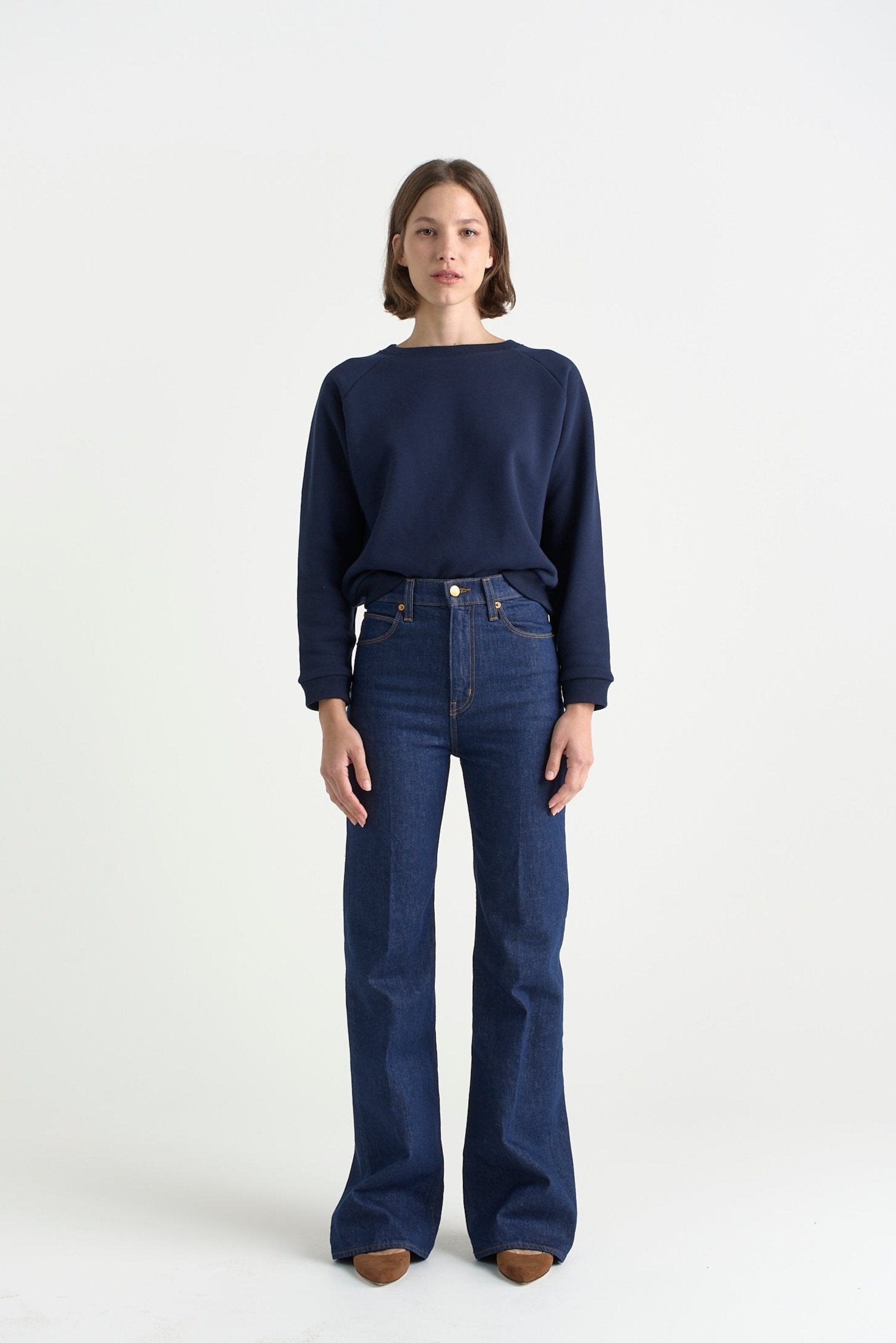 The Crease Jean in Raw Rinse - Jamie Haller