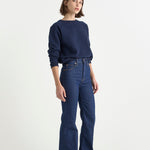 The Crease Jean in Raw Rinse - Jamie Haller