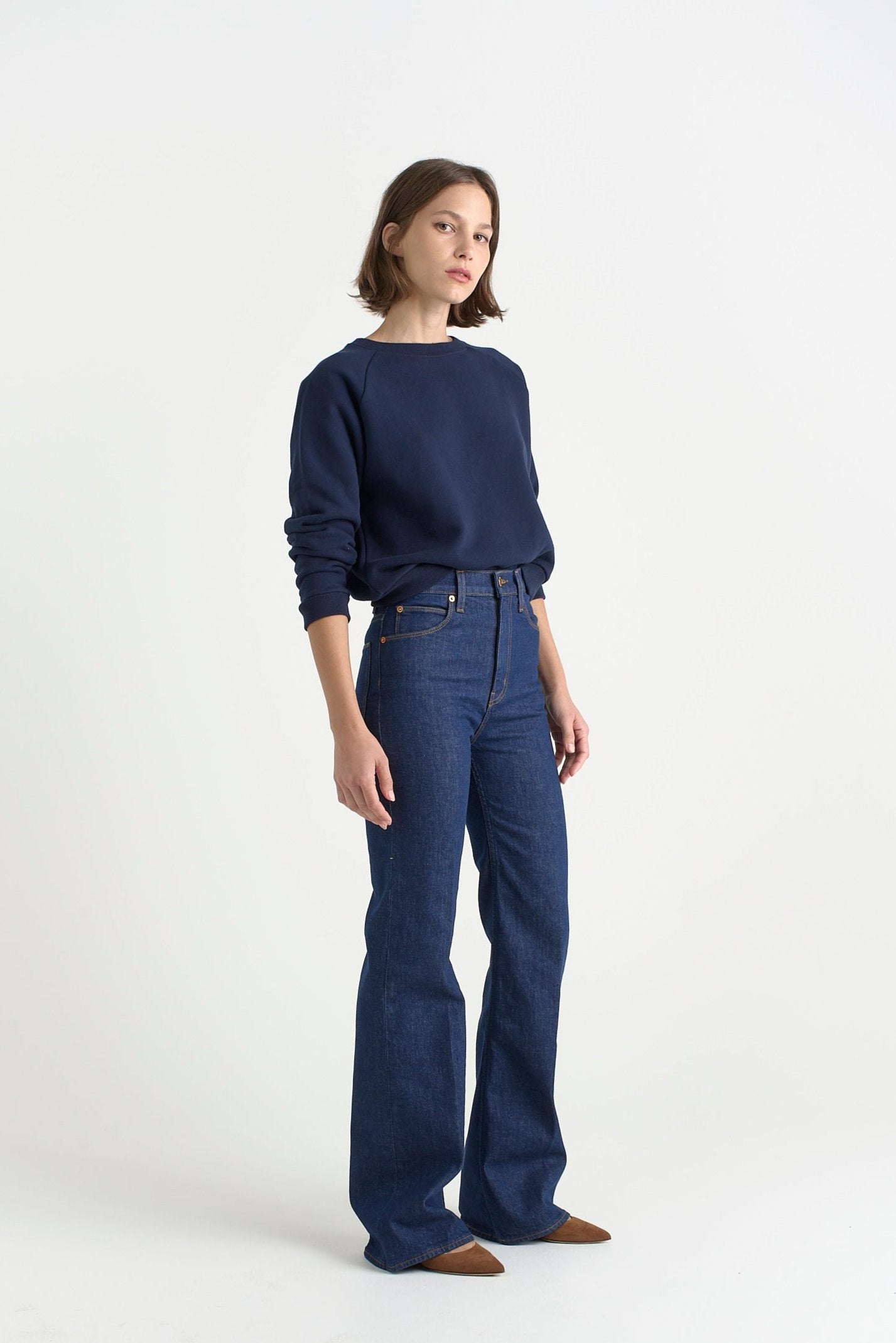 The Crease Jean in Raw Rinse - Jamie Haller