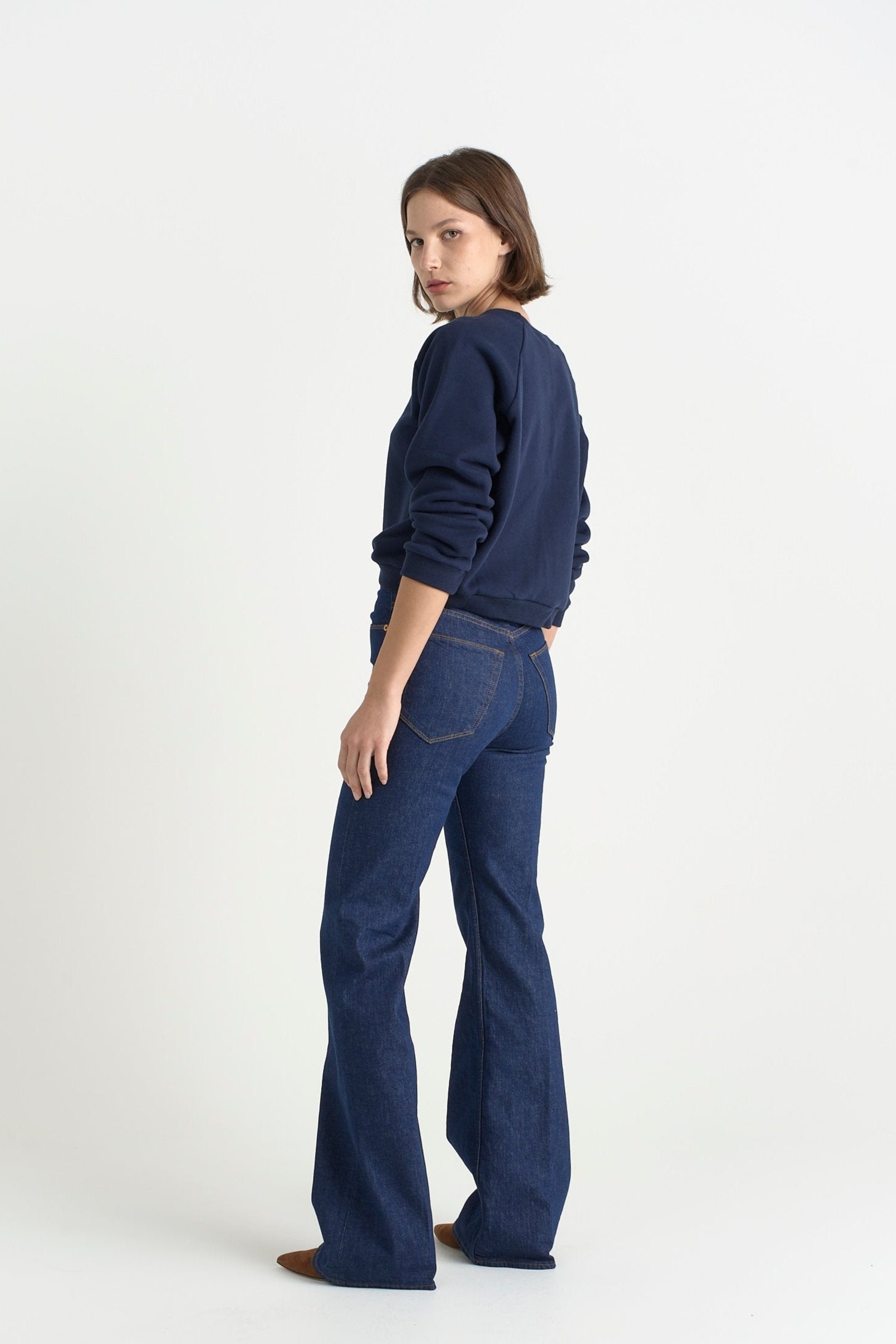 The Crease Jean in Raw Rinse - Jamie Haller