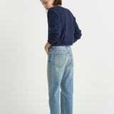 The Slouch in Worn Indigo. On body back side - Jamie Haller