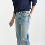 The Slouch in Worn Indigo. On body front - Jamie Haller
