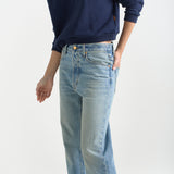 The Slouch in Worn Indigo. On body front - Jamie Haller
