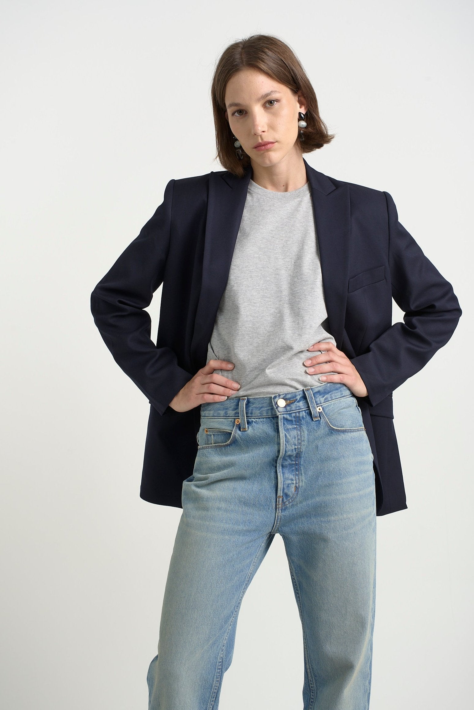 The Julius Blazer in Dark Navy - Jamie Haller