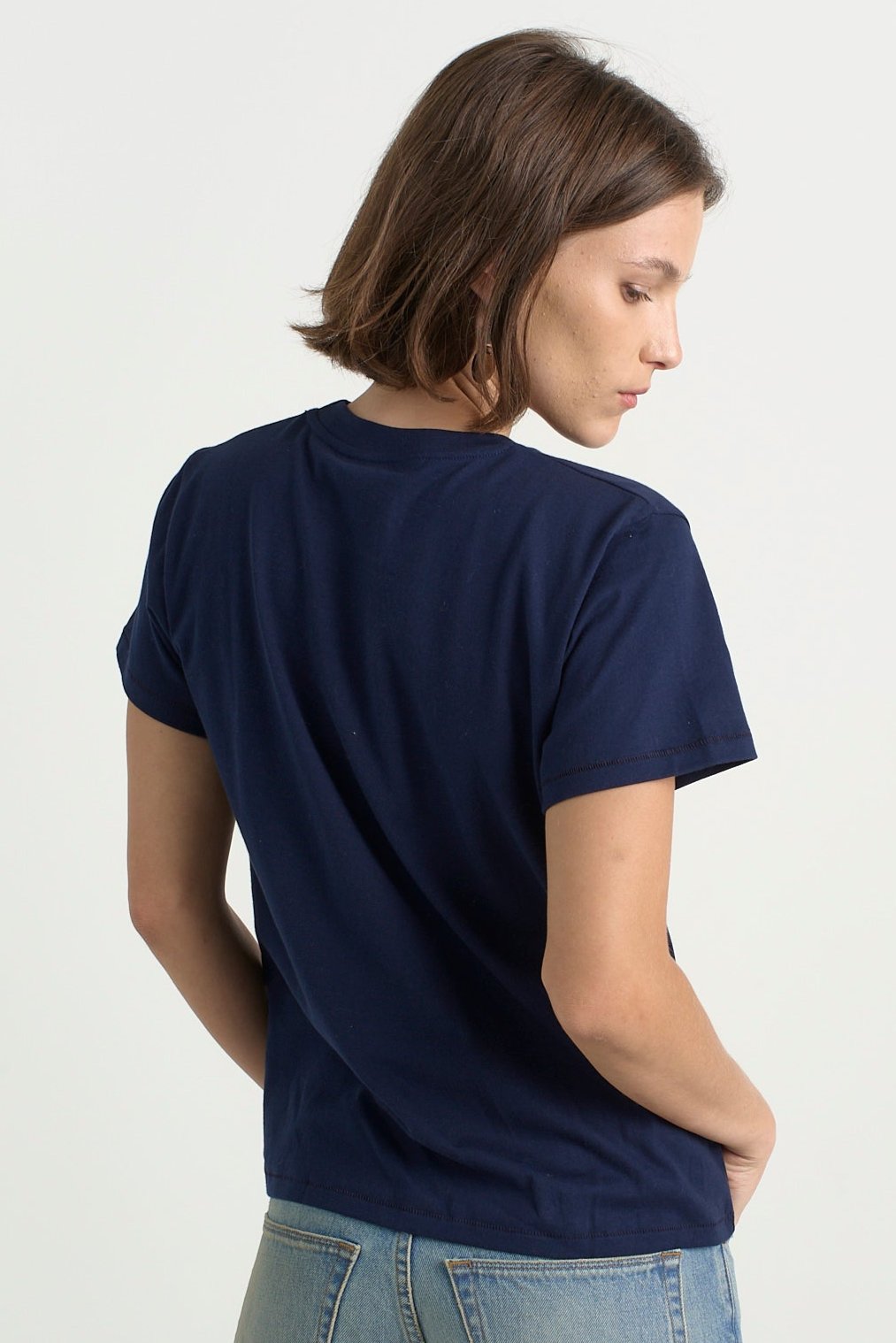 The Chameleon Tee in Navy - Jamie Haller