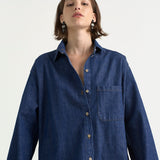 The Essential Shirt in Raw Rinse - Jamie Haller