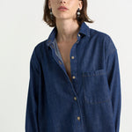 The Essential Shirt in Raw Rinse - Jamie Haller