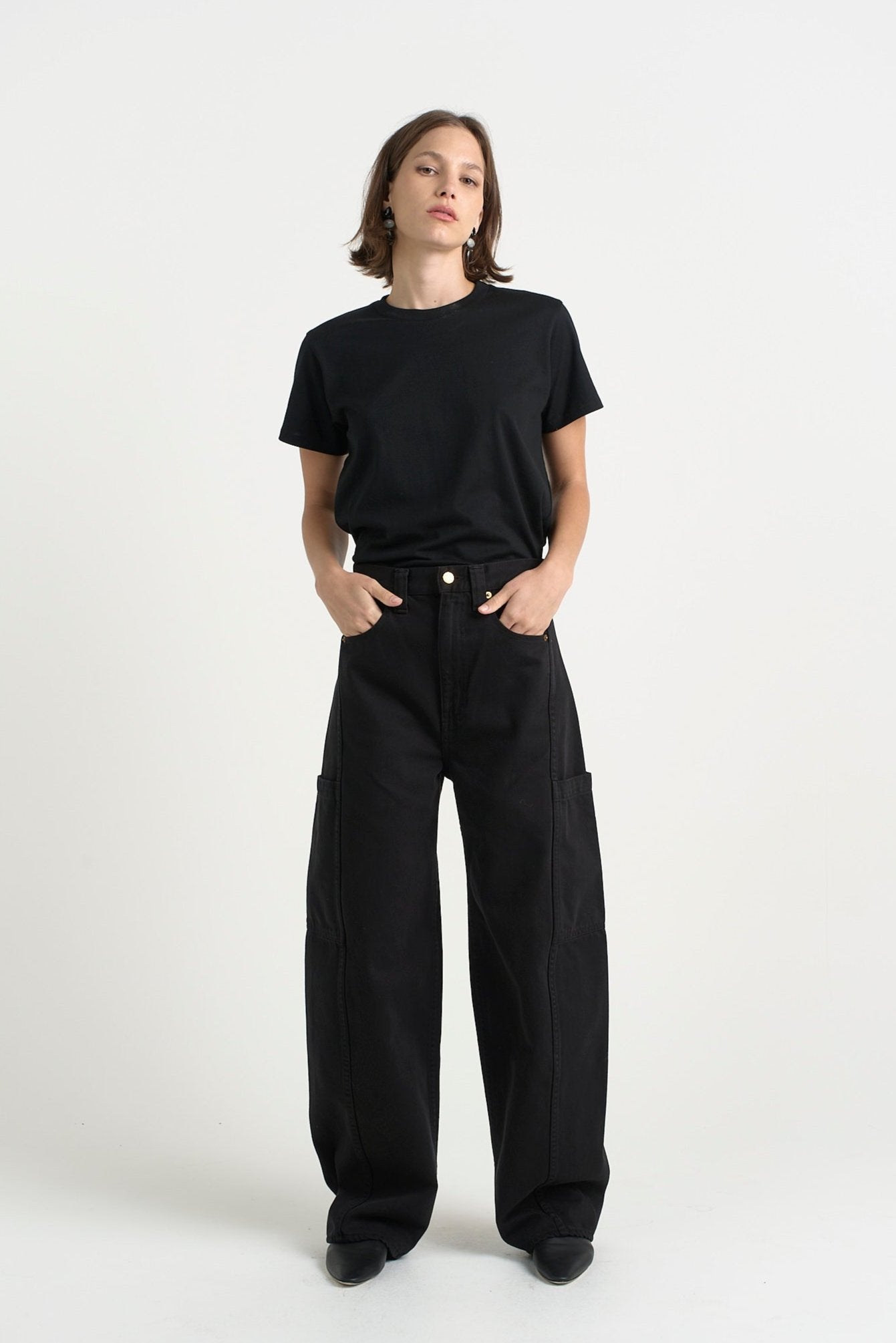 The Baggy Painter in Washed Black - Jamie Haller