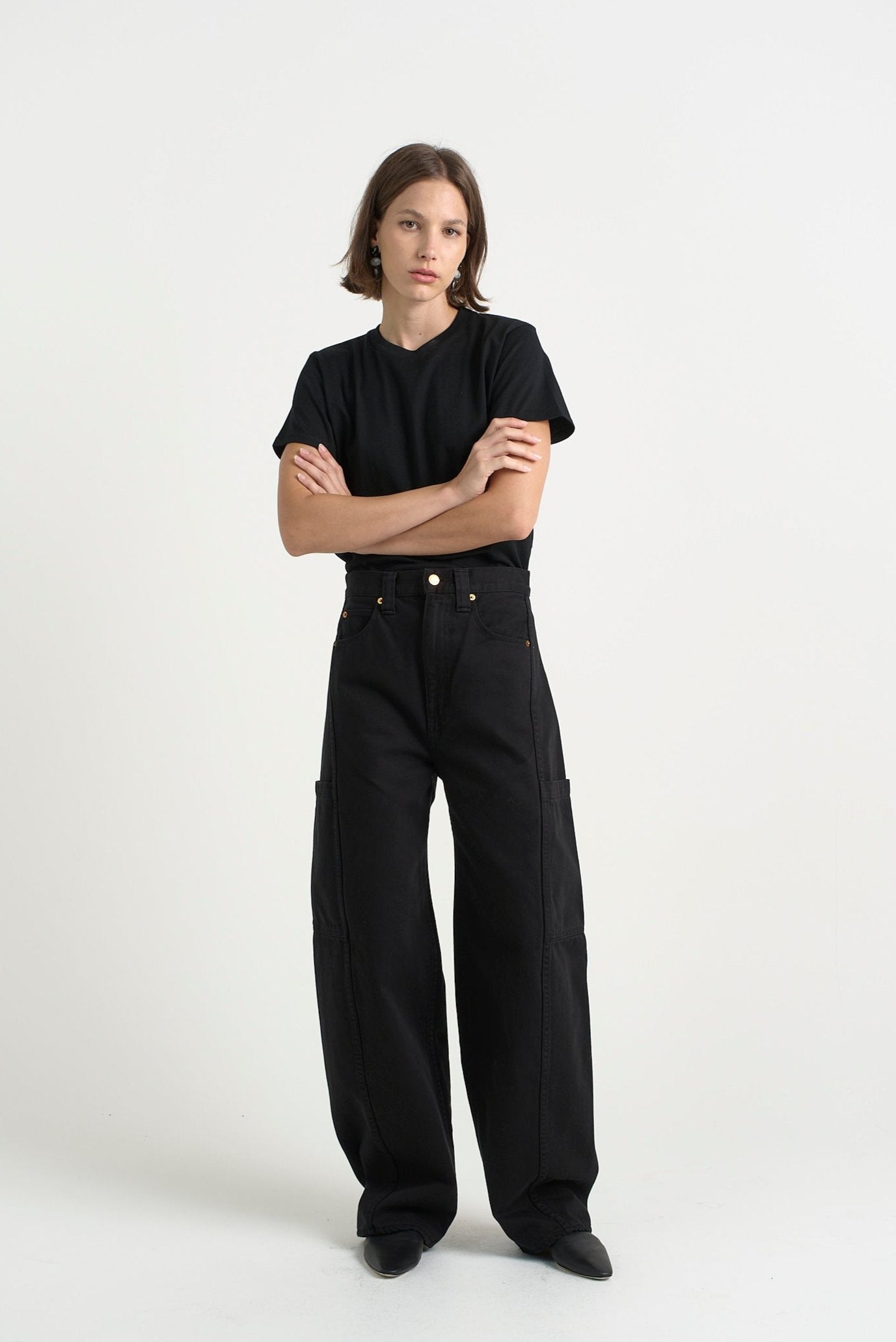 The Baggy Painter in Washed Black - Jamie Haller