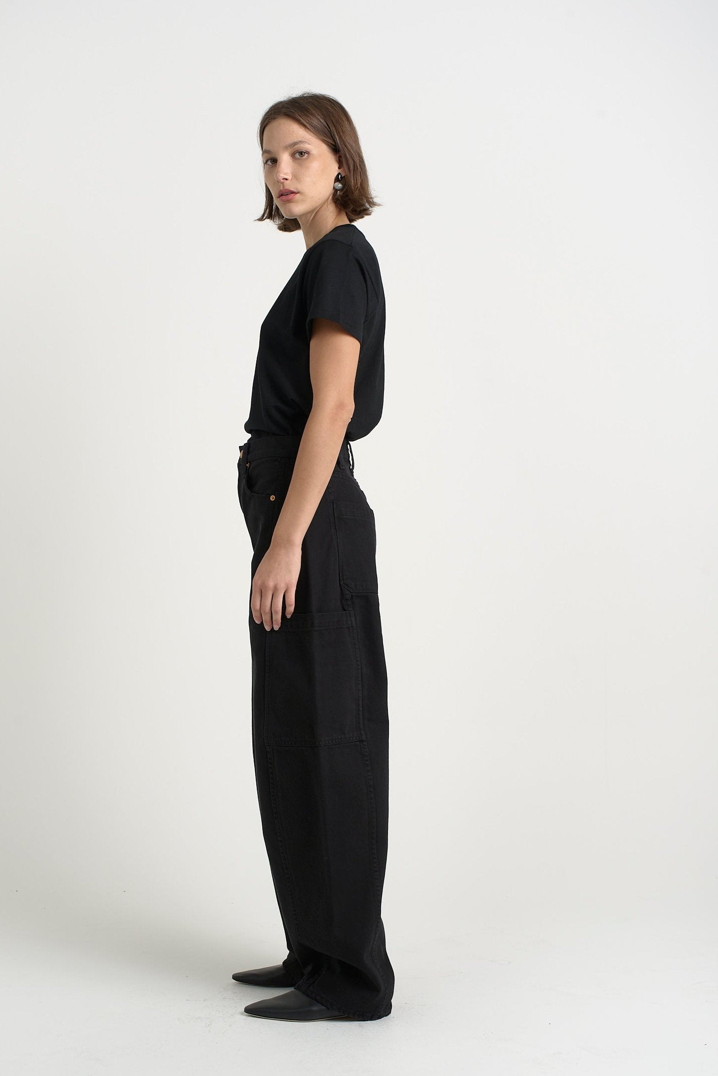The Baggy Painter in Washed Black - Jamie Haller