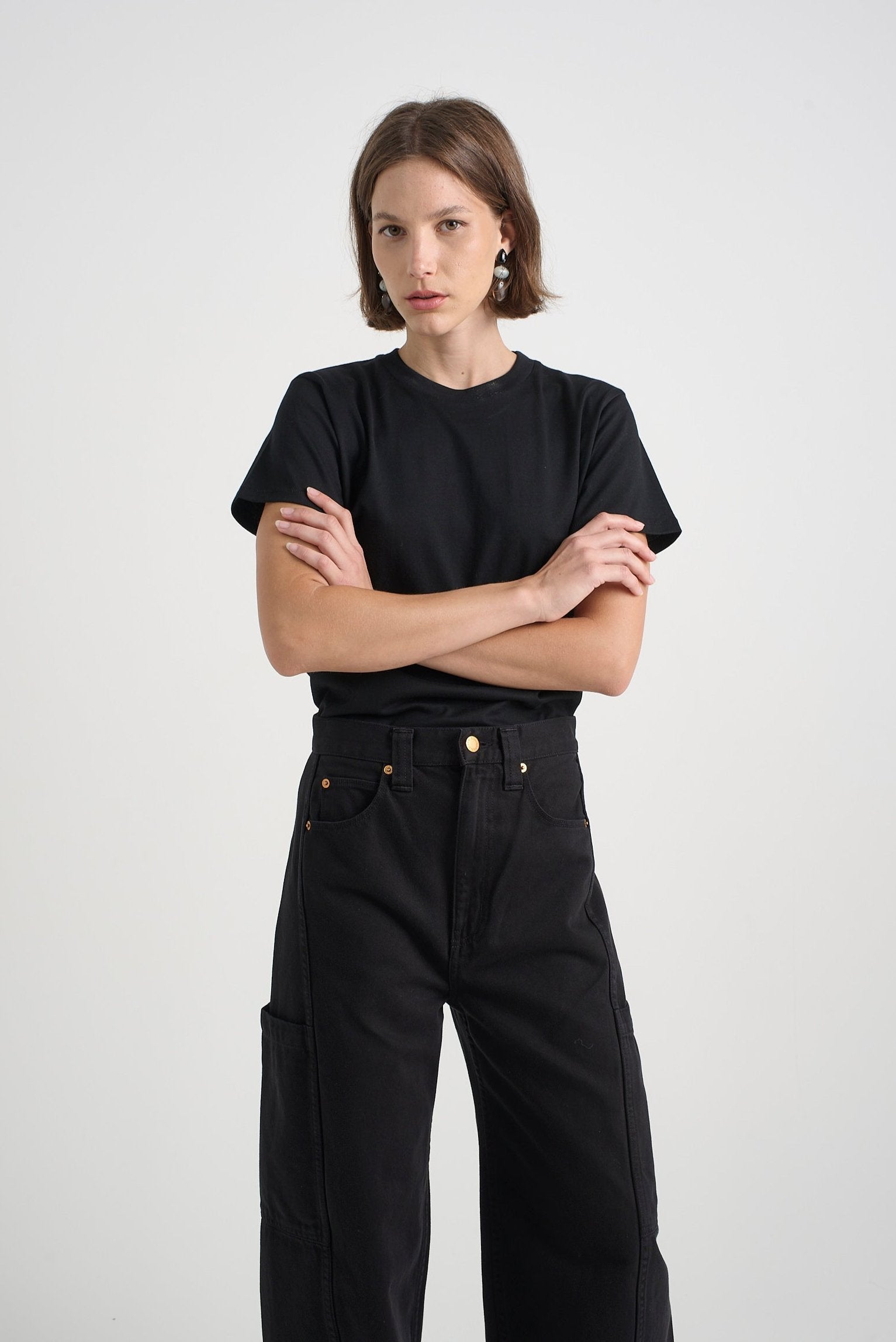 The Baggy Painter in Washed Black - Jamie Haller