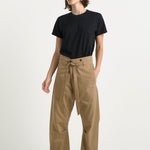 The Everything Pant in Chestnut. On body front - Jamie Haller