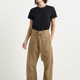 The Everything Pant in Chestnut. On body front - Jamie Haller