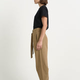 The Everything Pant in Chestnut. On body side - Jamie Haller