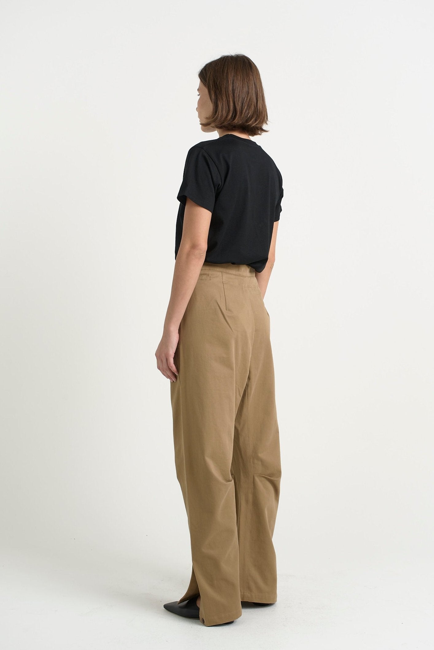 The Everything Pant in Chestnut. On body back side - Jamie Haller